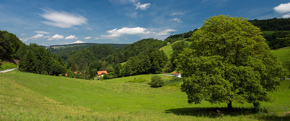 Anfahrt nach Finsterau im Bayerischen Wald